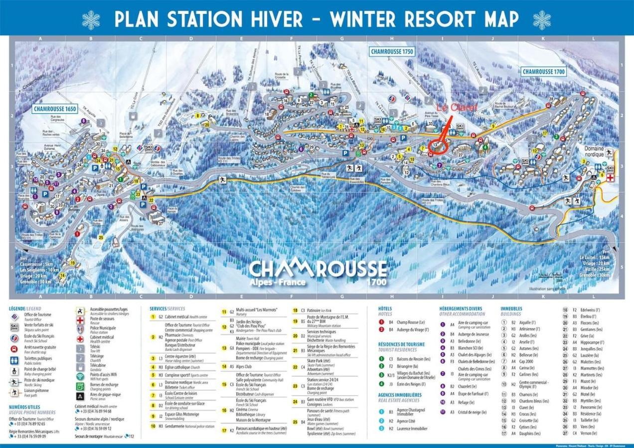 Charmant Studio Cabine Cocoon A 100 M Des Pistes Chamrousse Εξωτερικό φωτογραφία